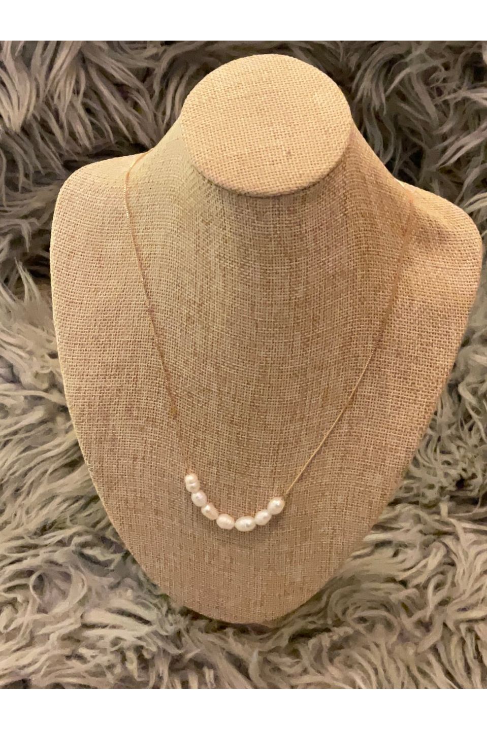 Dainty Freshwater Pearl Necklace - Vintage Dragonfly Boutique