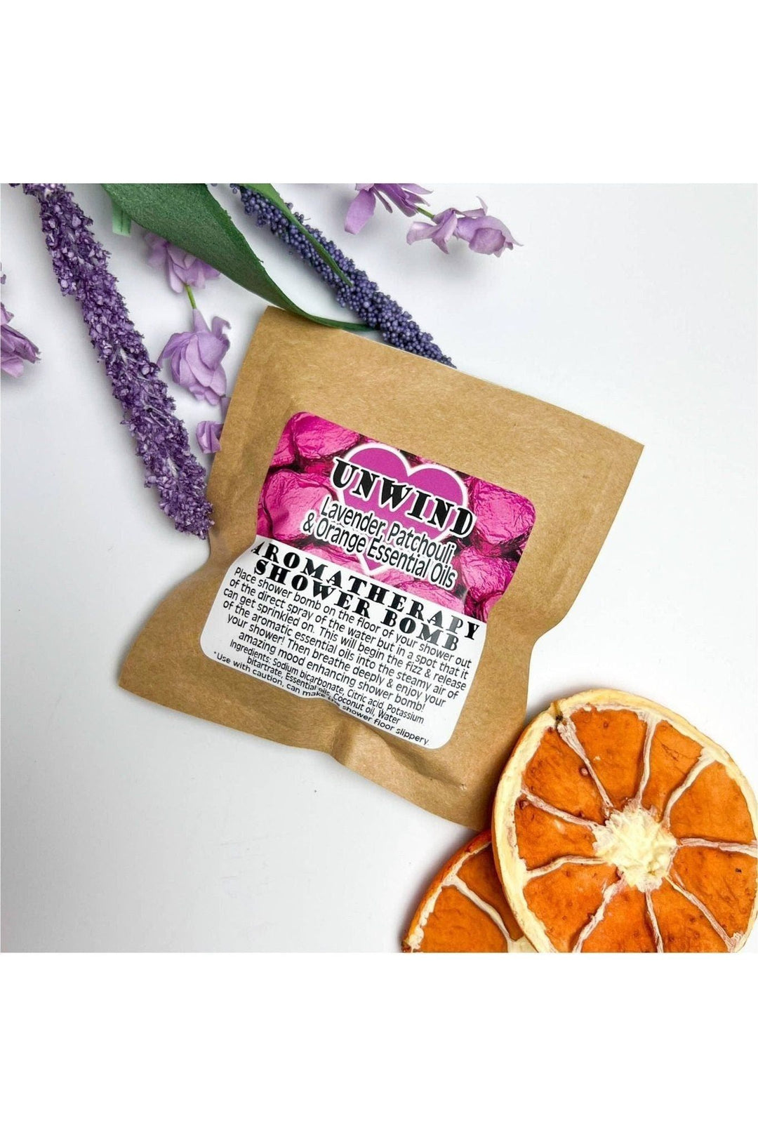 Old Town Soap Co. - Single Shower Bomb " Unwind"-Accessories-Old Town Soap Co.-Vintage Dragonfly-Women’s Fashion Boutique Located in Sumrall, Mississippi