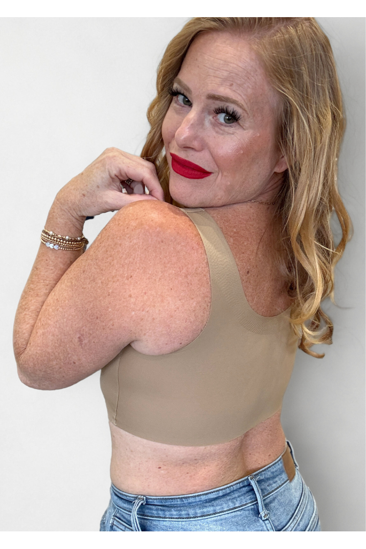 ELIETIAN - Seamless Cloud Comfort Bra: Black - Vintage Dragonfly Boutique