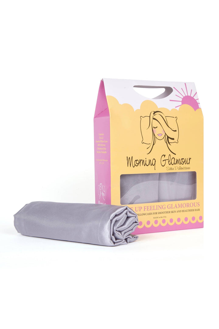 Morning Glamour - Signature 2PK Satin Pillowcase- STANDARD/QUEEN - Vintage Dragonfly Boutique