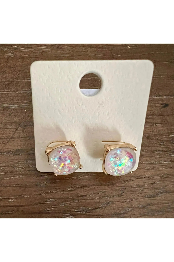 Small Crystal Stud Earrings - Vintage Dragonfly Boutique