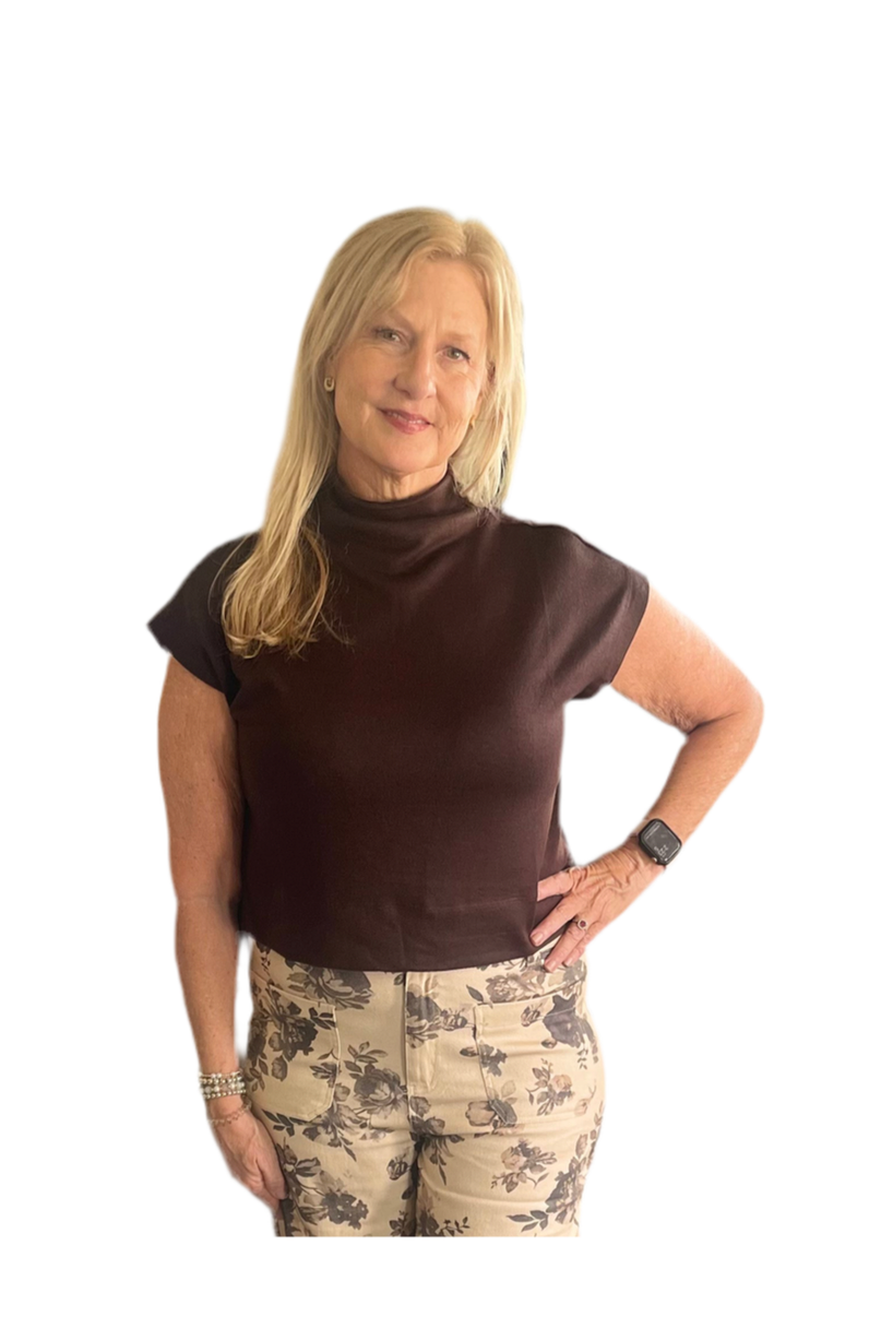Fall Favorite Knit Top with Mock Neck By Entro - Vintage Dragonfly Boutique
