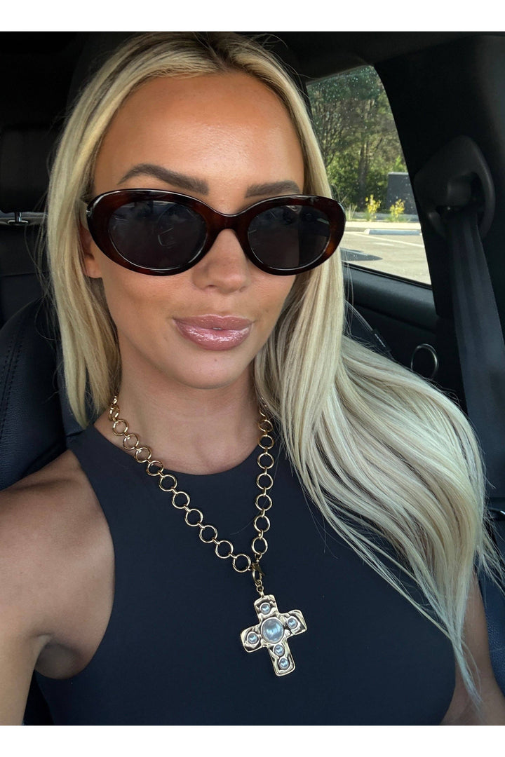 CHANSUTTPEARLS - HARPER NECKLACE: GOLD - Vintage Dragonfly Boutique