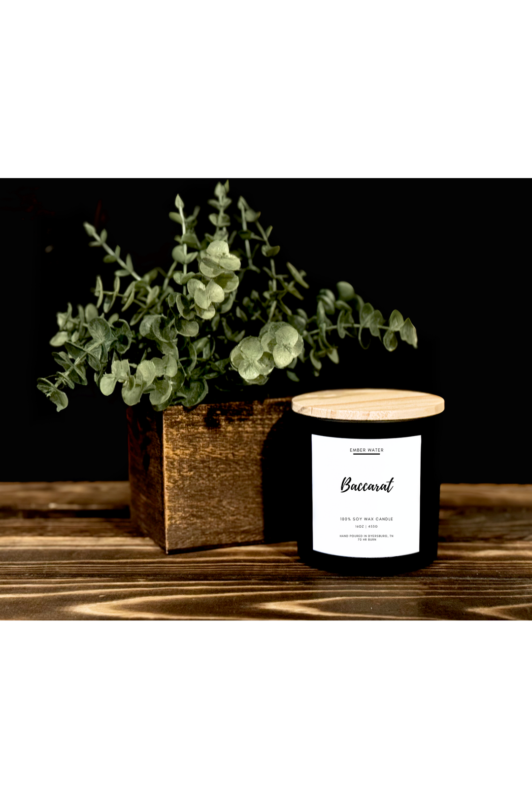 Ember Water - Baccarat 16 oz 100% Soy Candle - Vintage Dragonfly Boutique