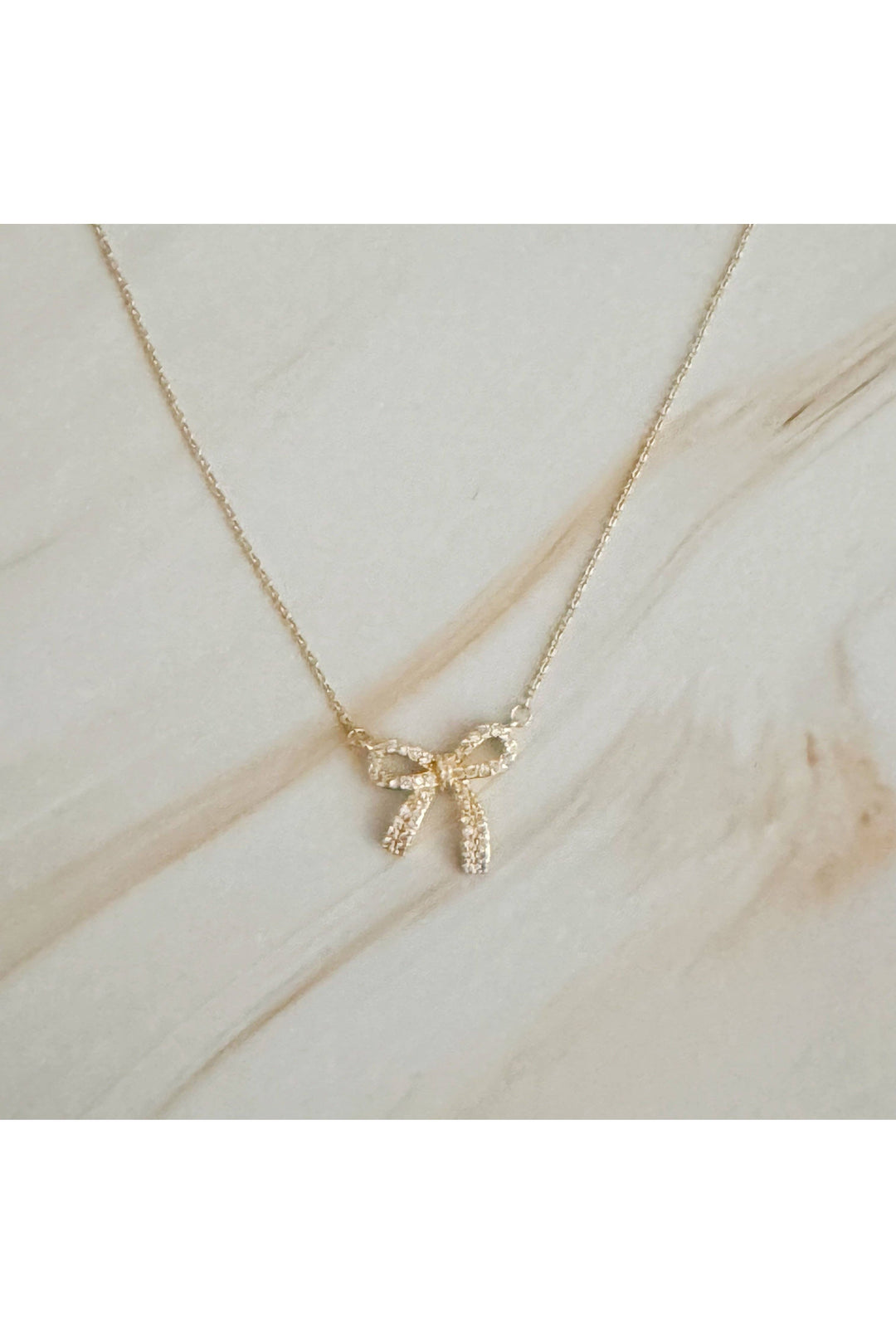 Ellison+Young - Simply Shine Bow Necklace