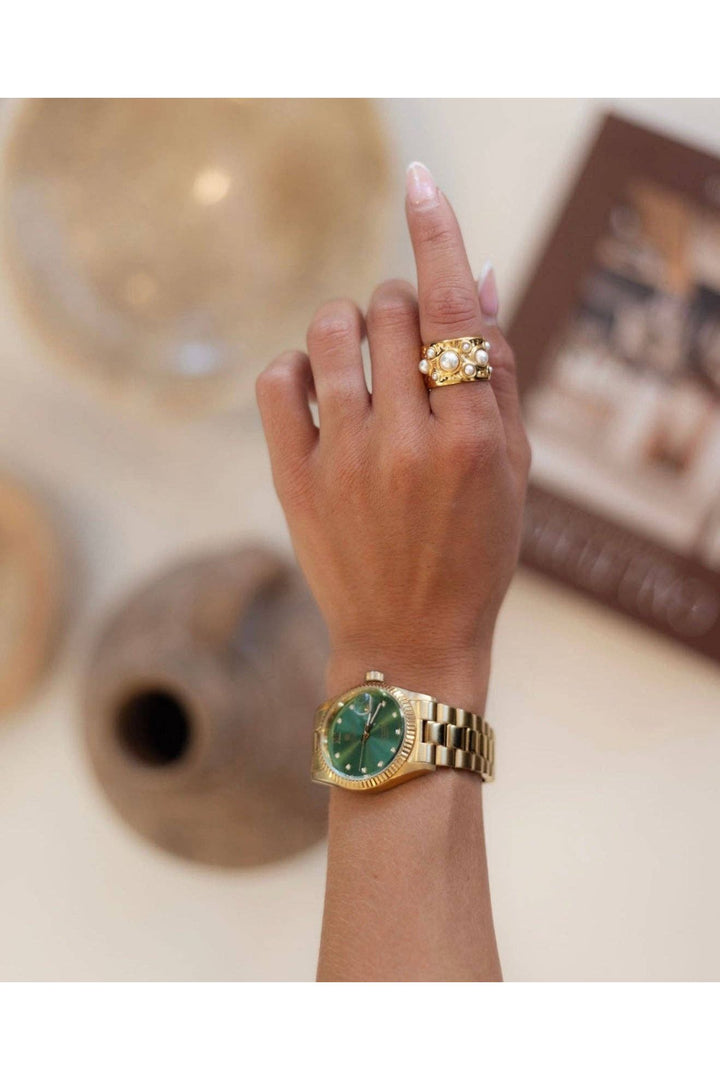 CHANSUTTPEARLS - BELLA RING: GOLD / 7