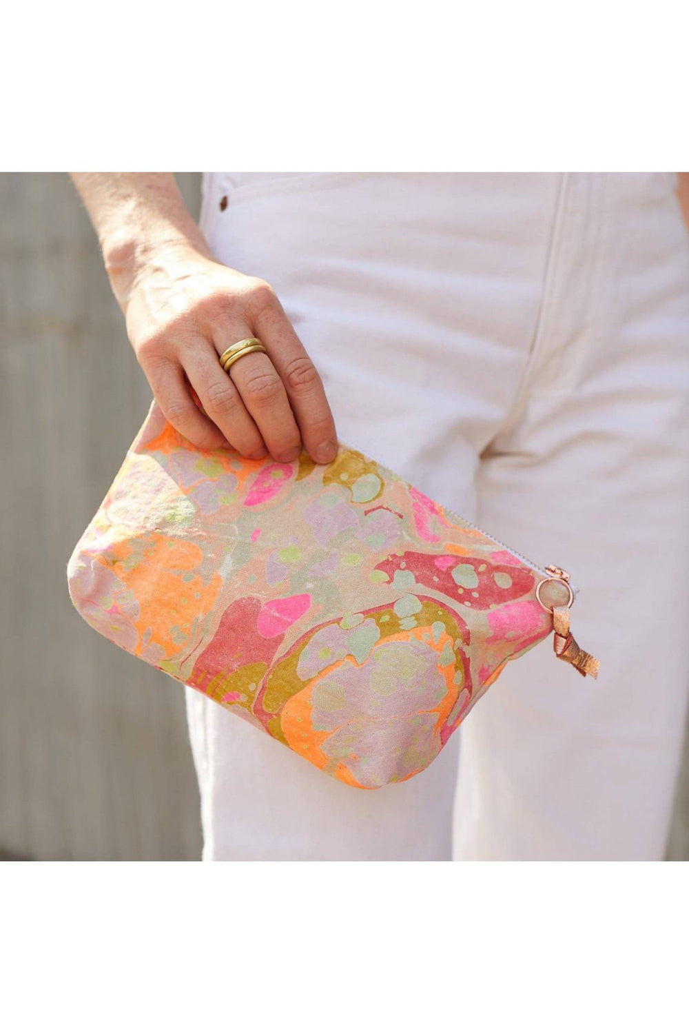 Love Mert - Astral Marbled Pouch Garden Party Small - Vintage Dragonfly Boutique