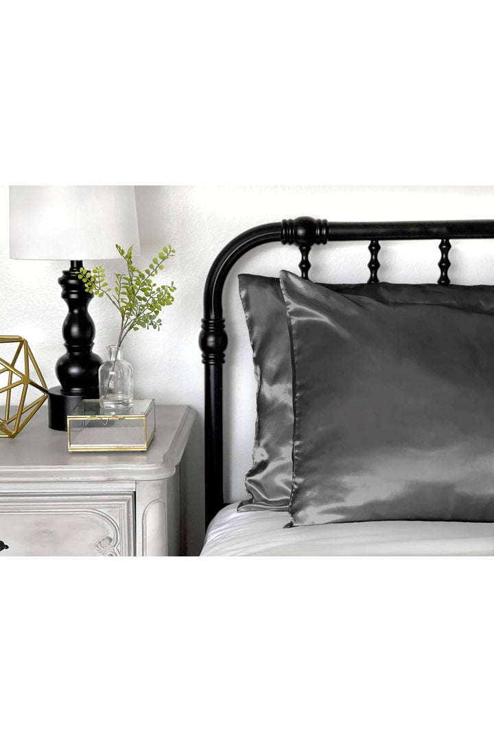 Morning Glamour - Signature 2PK Satin Pillowcase- STANDARD/QUEEN - Vintage Dragonfly Boutique