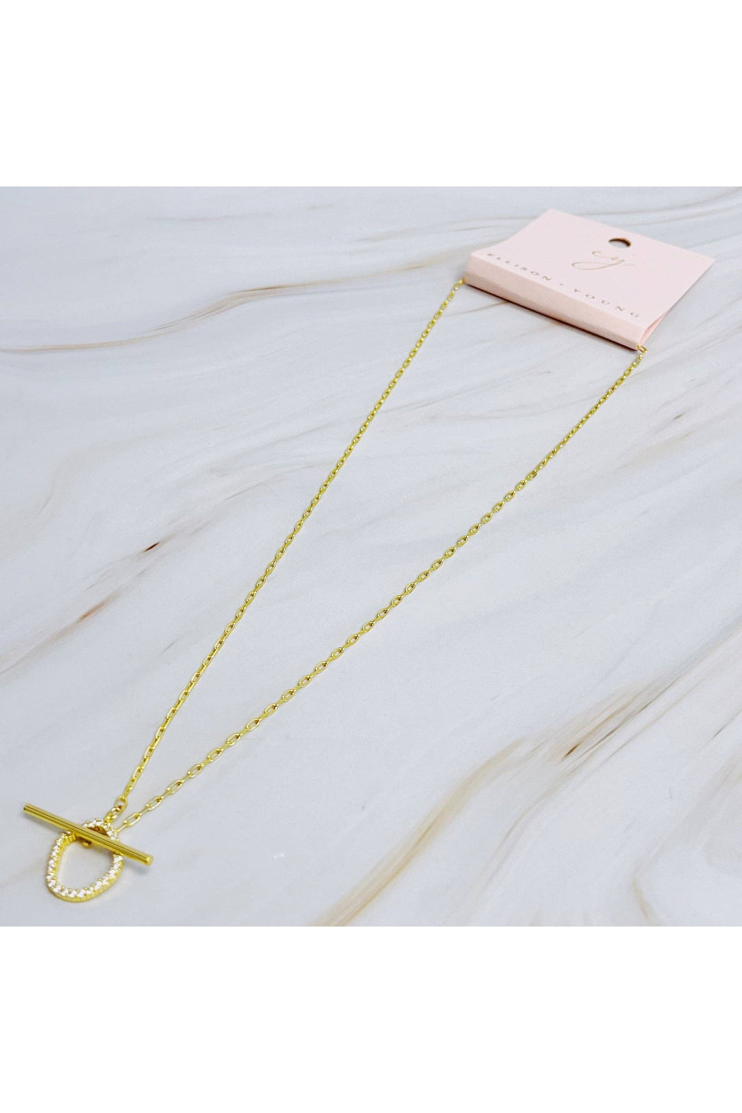 Ellison+Young - Amelia Dainty Toggle Necklace