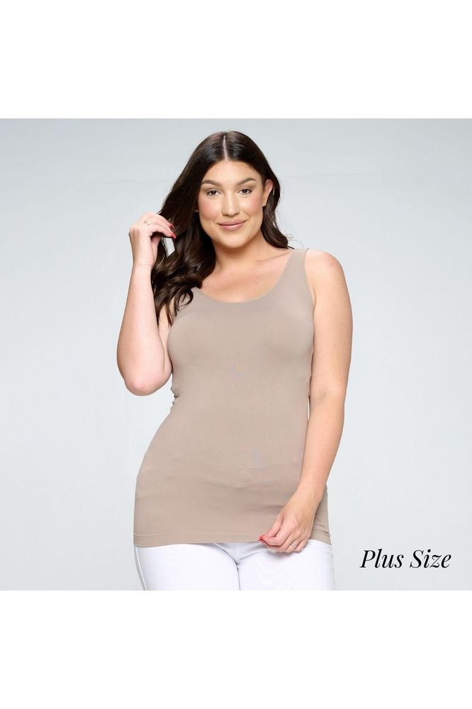 Women’s Seamless Reversible Vneck Tank - Vintage Dragonfly Boutique