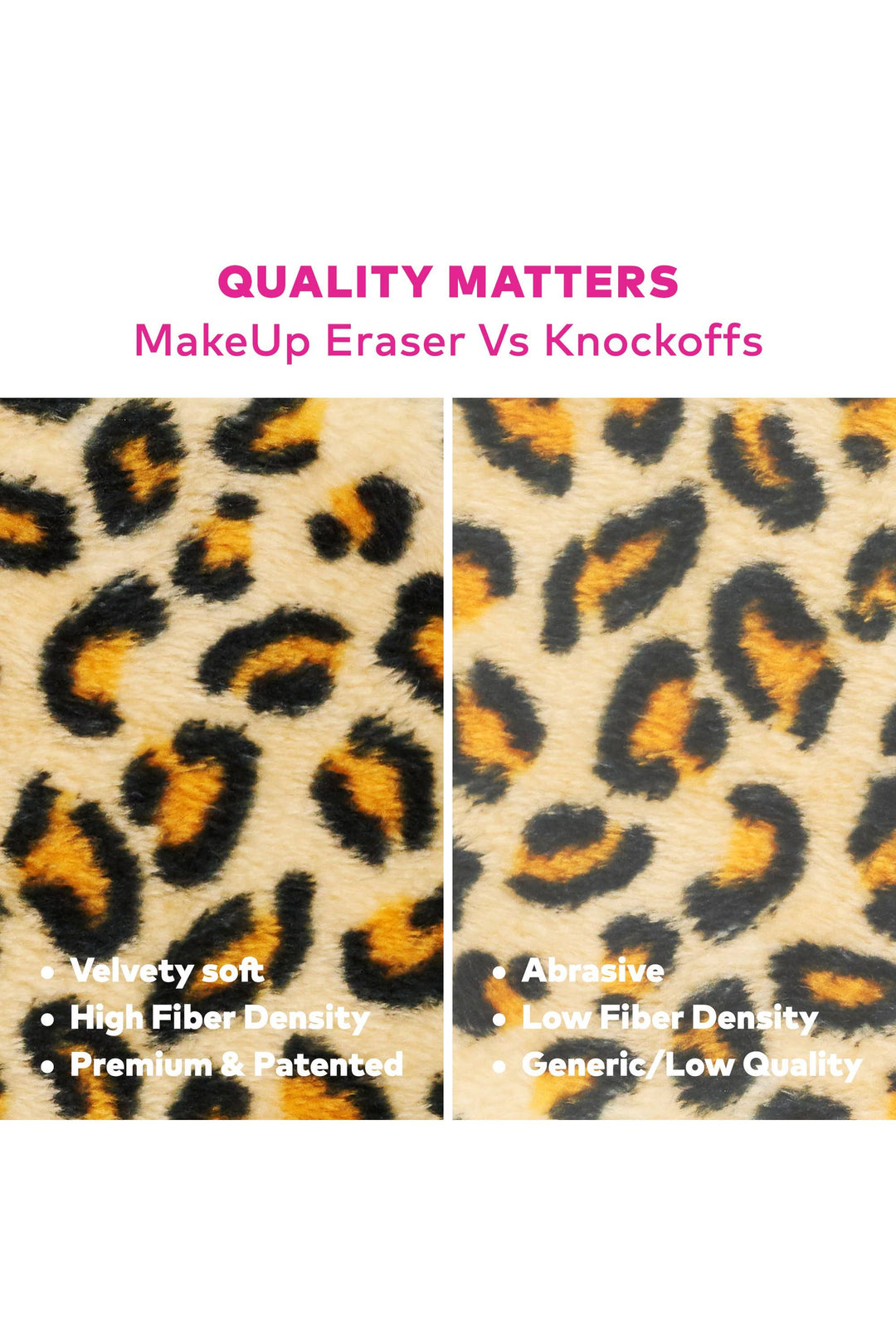 The Original MakeUp Eraser - Leopard Print PRO MakeUp Eraser