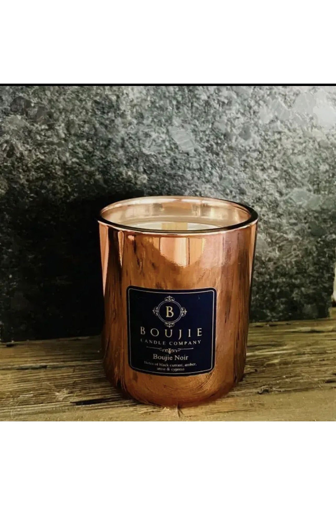 Boujie Candle Company - Wood Wick / 14 oz Glass Vessel - Vintage Dragonfly Boutique