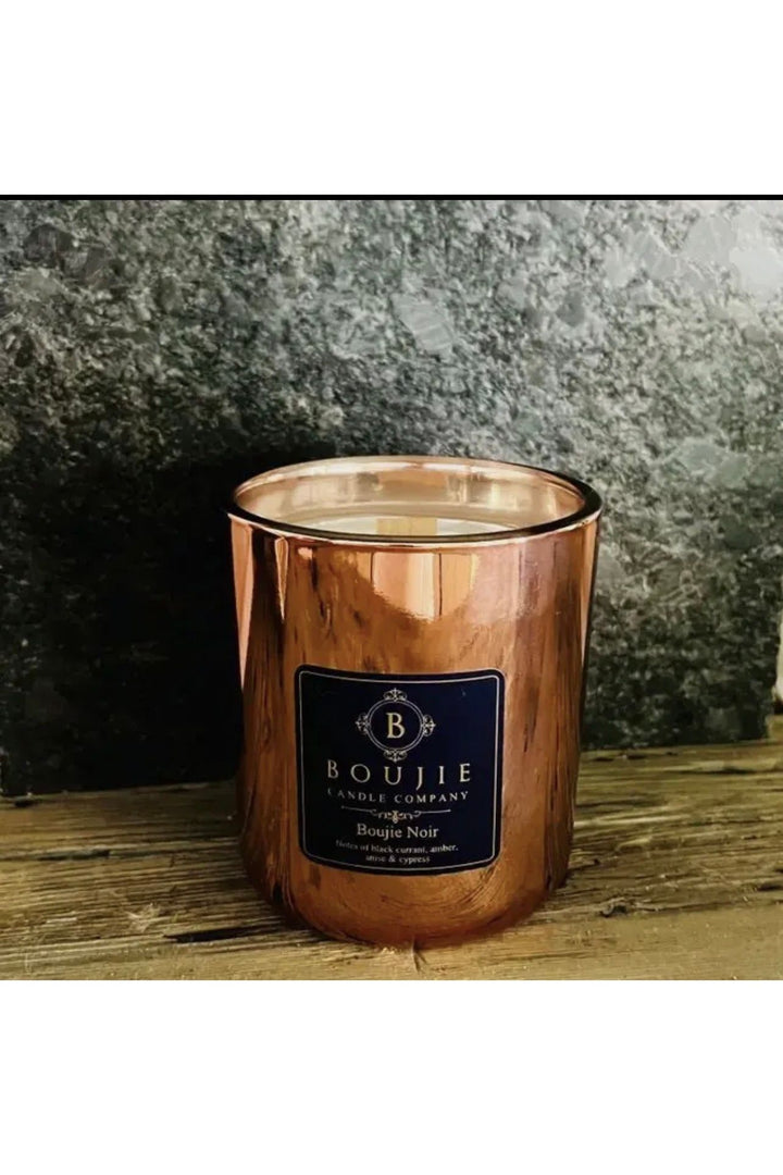 Boujie Candle Company - Wood Wick / 14 oz Glass Vessel - Vintage Dragonfly Boutique