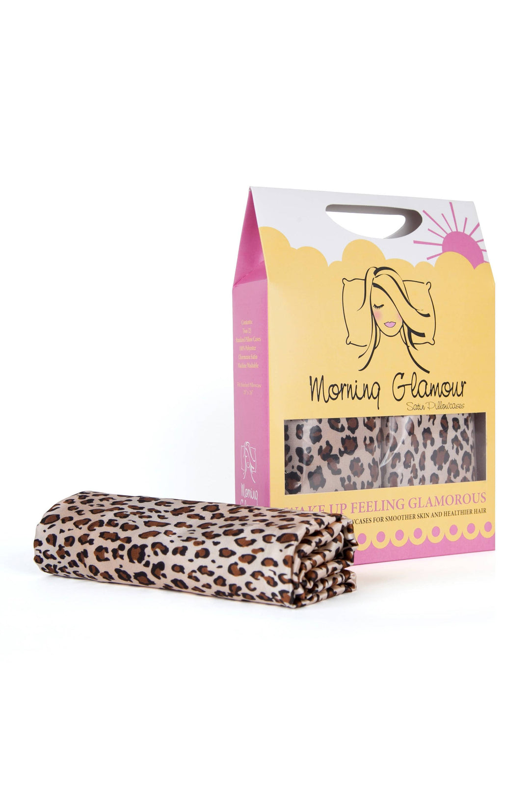 Morning Glamour - Signature 2PK Satin Pillowcase- STANDARD/QUEEN - Vintage Dragonfly Boutique