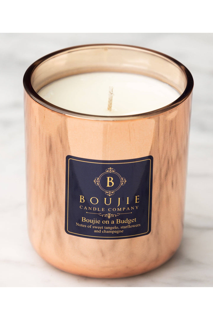 Boujie Candle Company - Boujie On a Budget: Wood Wick / 14 oz Glass Vessel