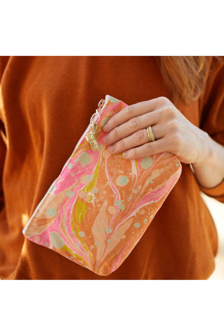 Love Mert - Astral Marbled Pouch Sailors Delight Large - Vintage Dragonfly Boutique