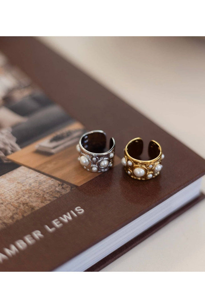 CHANSUTTPEARLS - BELLA RING: GOLD / 7