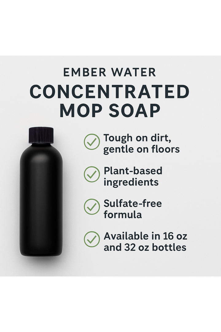 Ember Water - Mop Soap Concentrate (2 Scent Bundle): 16 oz - Vintage Dragonfly Boutique