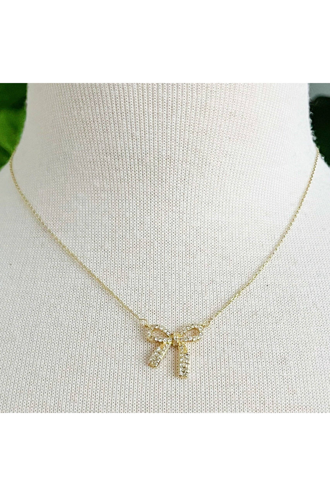 Ellison+Young - Simply Shine Bow Necklace