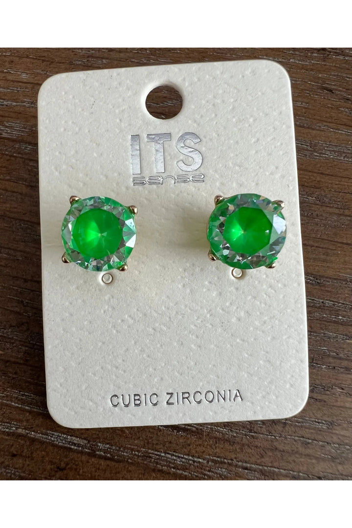 Small Crystal Stud Earrings - Vintage Dragonfly Boutique