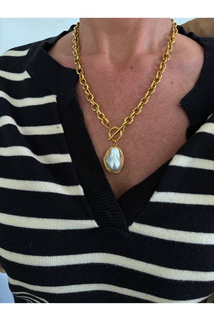 CHANSUTTPEARLS - PEARL DROP NECKLACE - Vintage Dragonfly Boutique