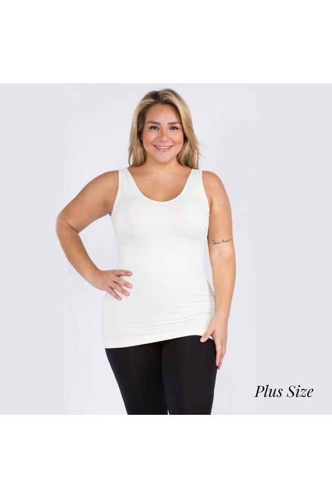 Women’s Seamless Reversible Vneck Tank - Vintage Dragonfly Boutique