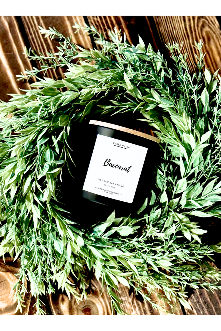 Ember Water - Baccarat 16 oz 100% Soy Candle - Vintage Dragonfly Boutique