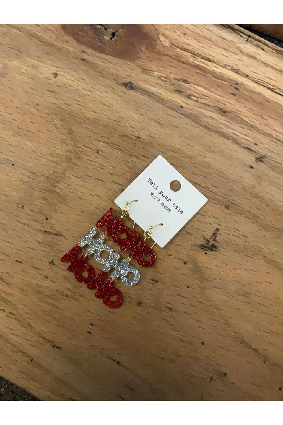 HoHoHo Dangle Earrings - Vintage Dragonfly Boutique