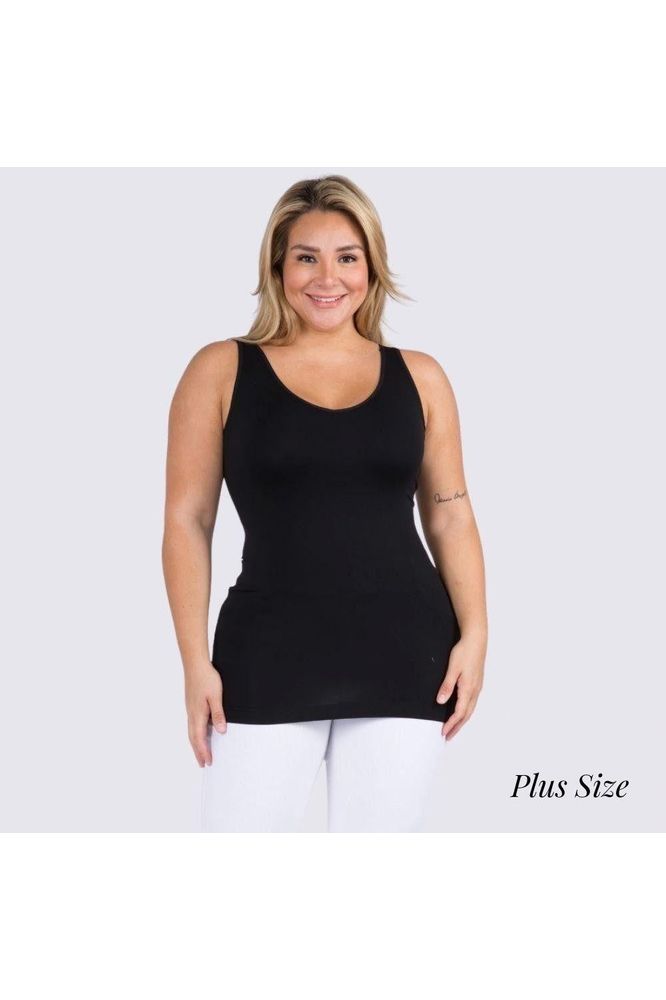 Women’s Seamless Reversible Vneck Tank - Vintage Dragonfly Boutique