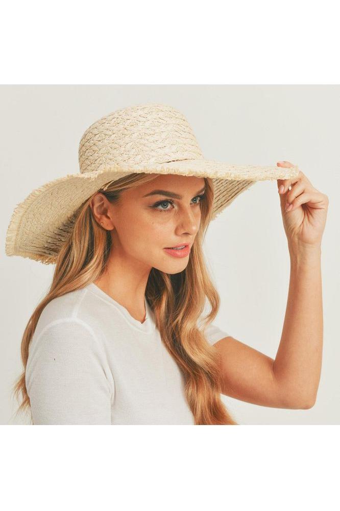 Solid Floppy Sun Hat - Vintage Dragonfly Boutique