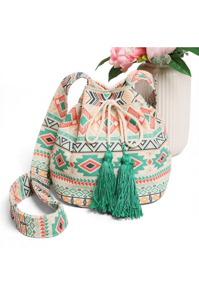 Printed Bucket Bags - Vintage Dragonfly Boutique