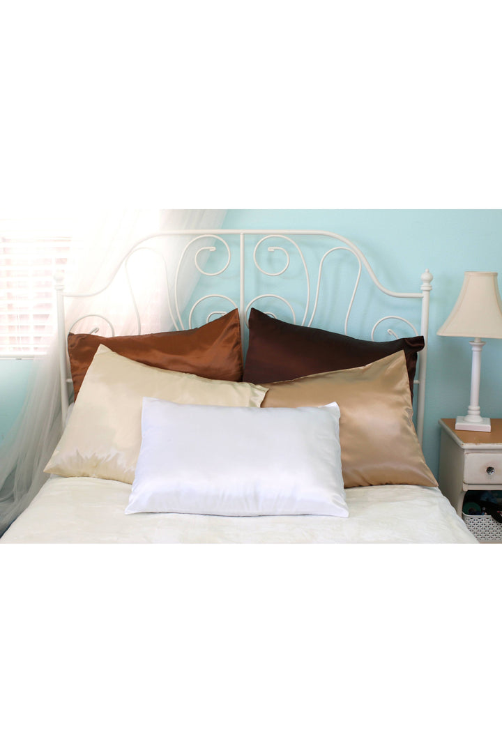 Morning Glamour - Signature 2PK Satin Pillowcase- STANDARD/QUEEN - Vintage Dragonfly Boutique