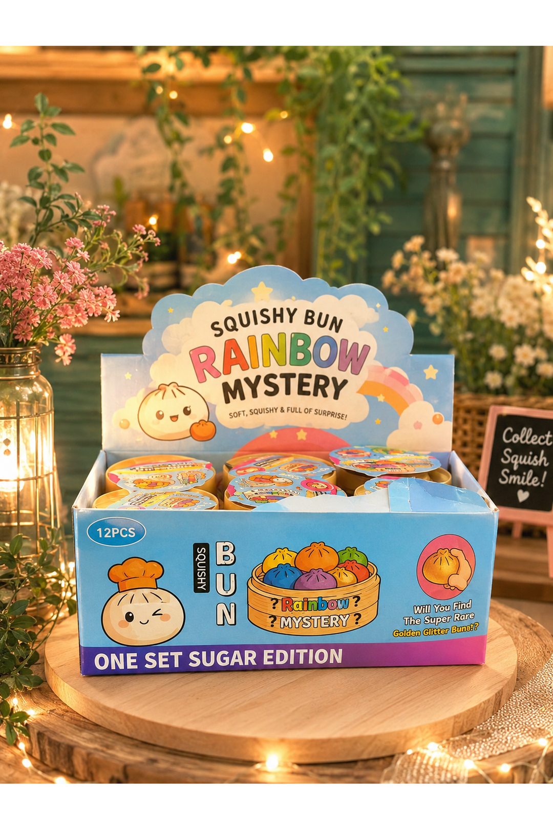 Mystery Glow in the Dark Sugar Edition Glitter Dumpling Squishy - Vintage Dragonfly Boutique