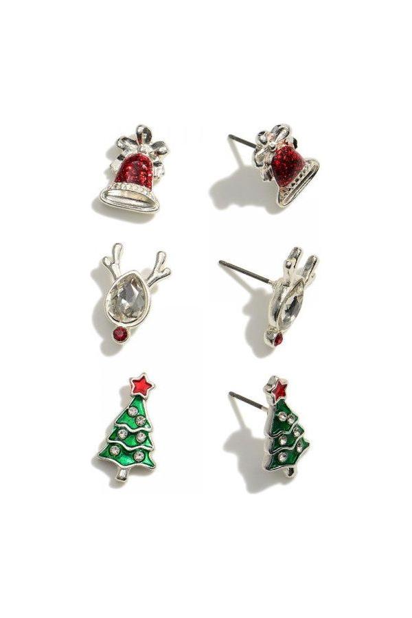 Christmas Earring Trio Set - Vintage Dragonfly Boutique