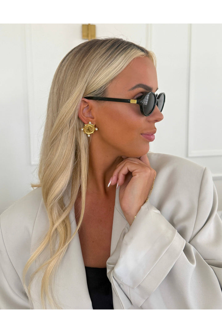 CHANSUTTPEARLS - PEARL COIN EARRINGS