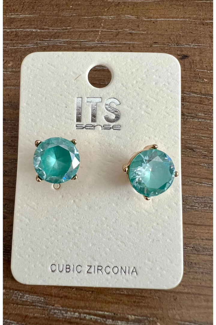 Small Crystal Stud Earrings - Vintage Dragonfly Boutique