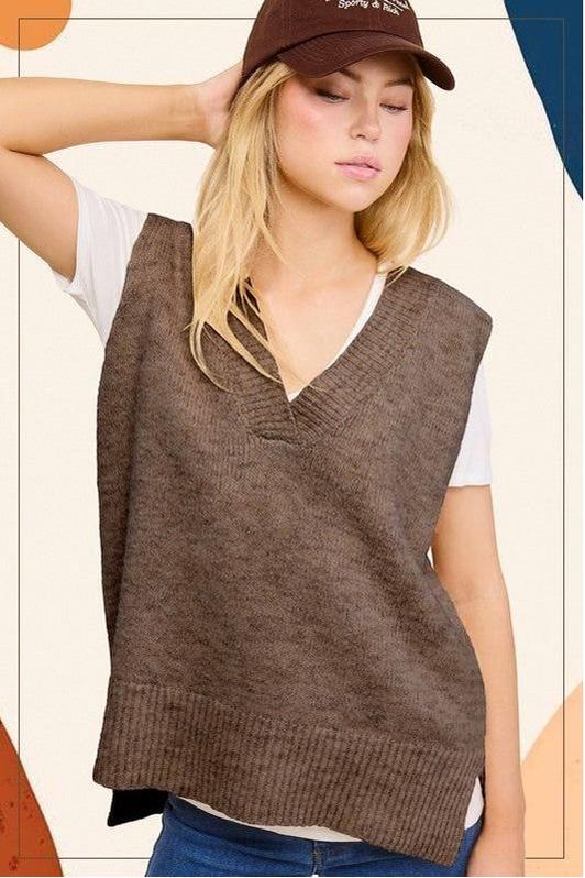 La Miel Oversized Vest - Vintage Dragonfly Boutique