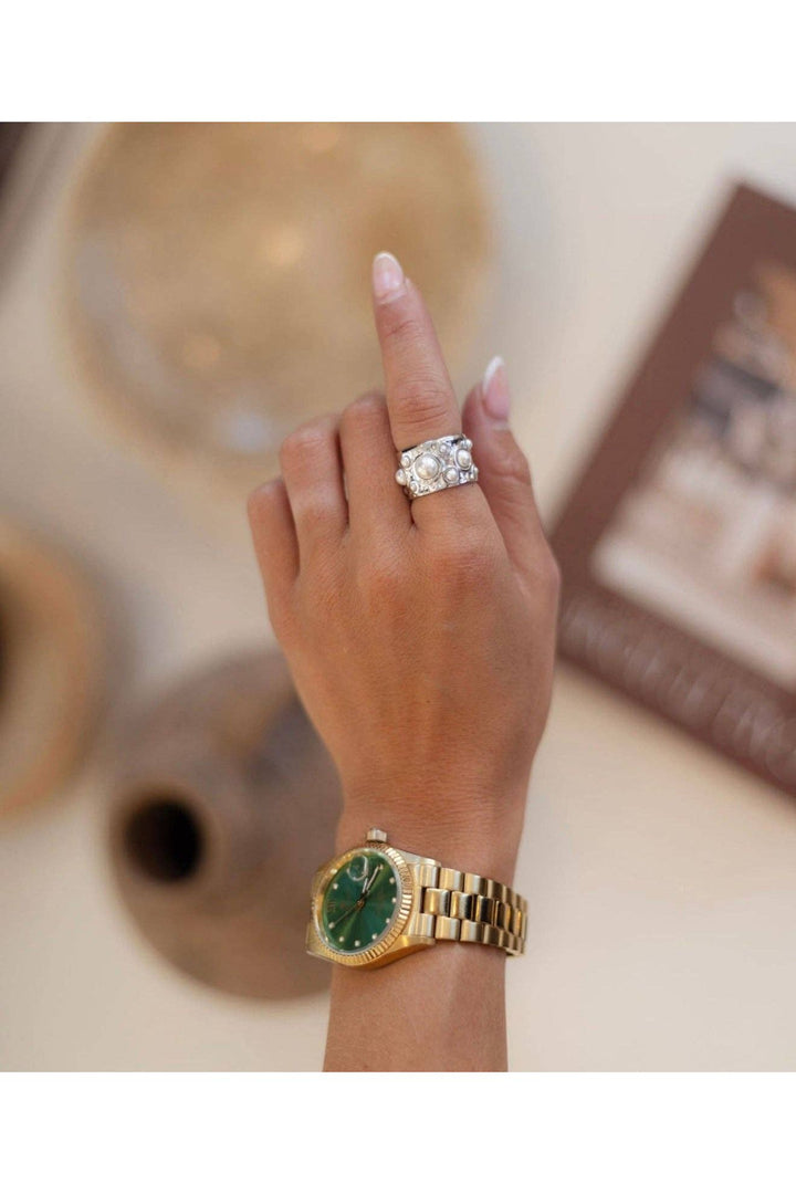 CHANSUTTPEARLS - BELLA RING: GOLD / 7