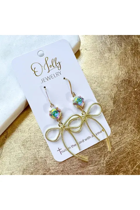 O' Lolly AB Stone Earrings - Vintage Dragonfly Boutique