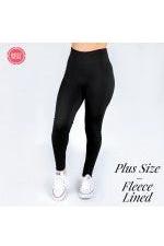 Fleece Lined Leggings - Vintage Dragonfly Boutique