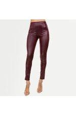 Faux Leather Ankle Skinny Leggings - Vintage Dragonfly Boutique