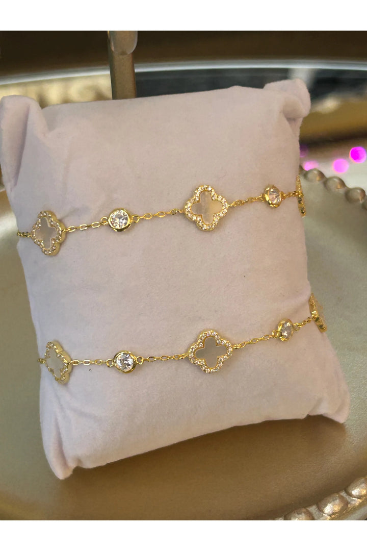 Bara Boheme Clover by the Mile Bracelet - Vintage Dragonfly Boutique