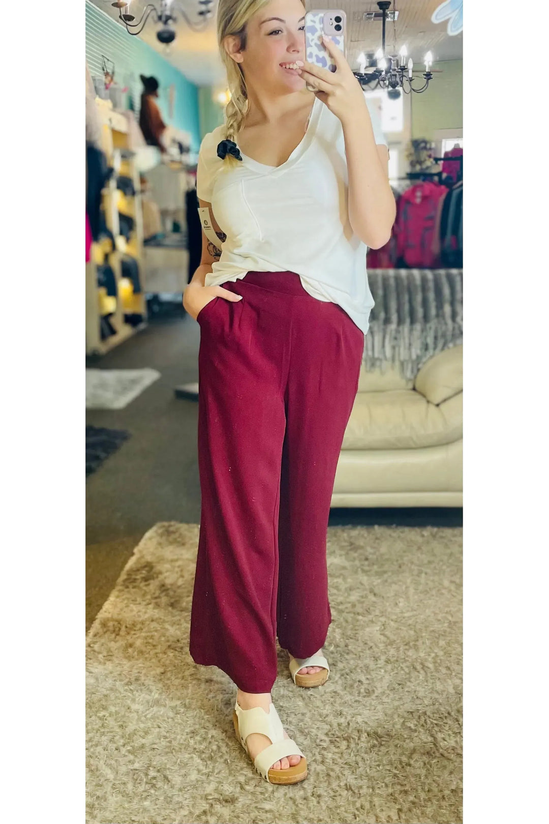 Jodifl Solid Color Wide Leg Pants – Vintage Dragonfly Boutique