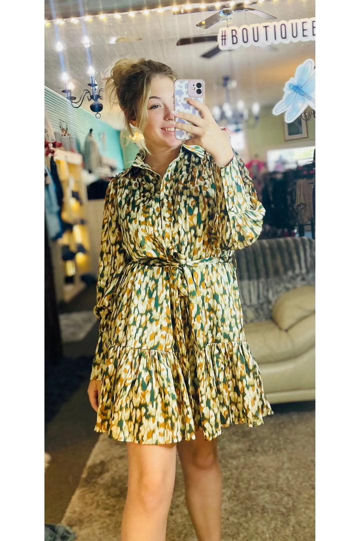 Fall Colors Dress - Vintage Dragonfly Boutique