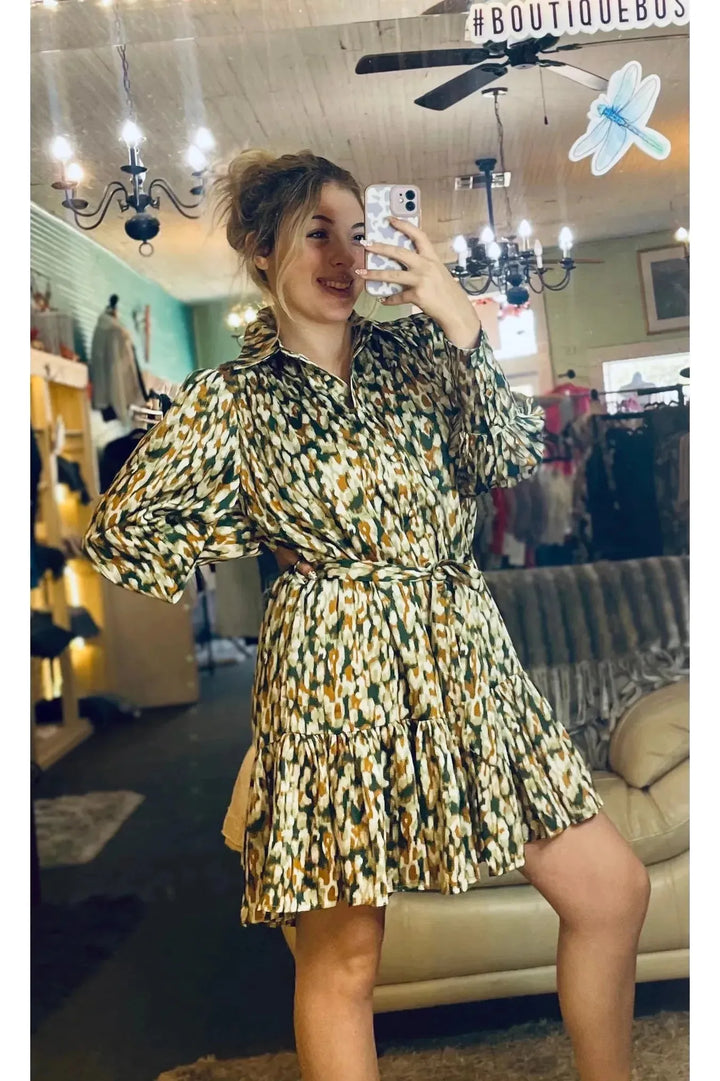 Fall Colors Dress - Vintage Dragonfly Boutique