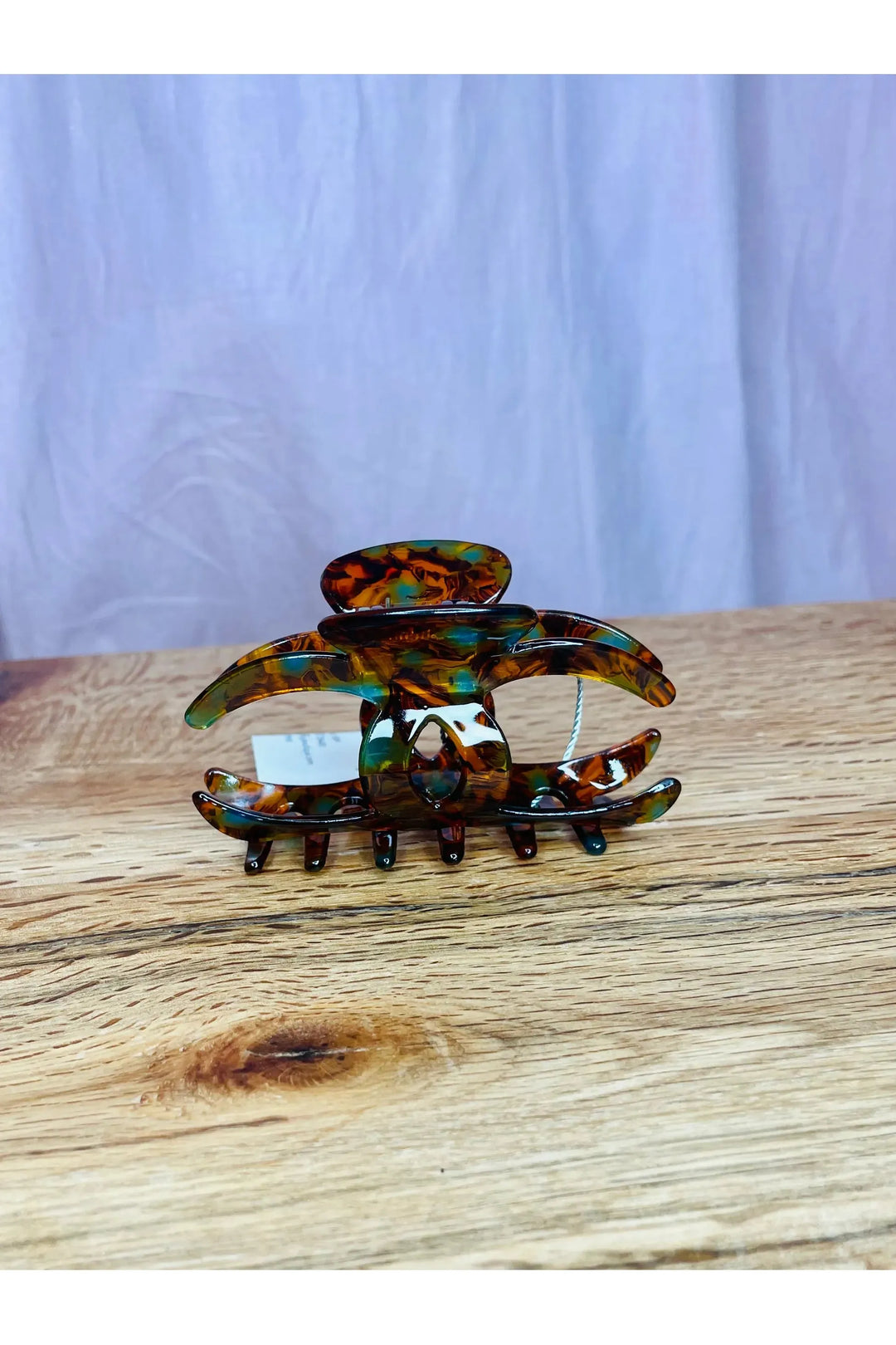 Interlocking Tortoises Hair Claw - Vintage Dragonfly Boutique