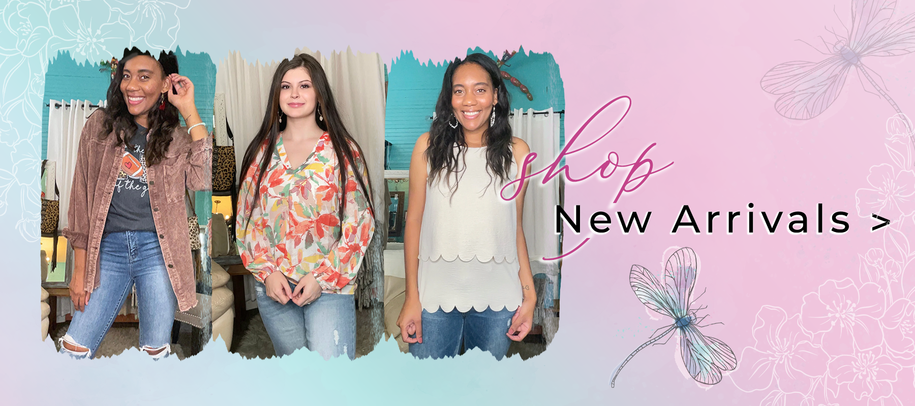 Shop New Arrivals at Vintage Dragonfly Boutique | Women's Fashion Boutique Located in Sumrall, MS