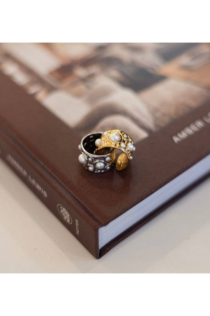 CHANSUTTPEARLS - BELLA RING: GOLD / 7