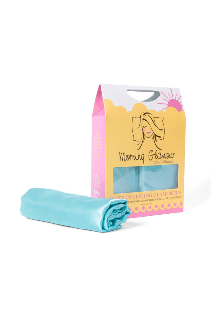 Morning Glamour - Signature 2PK Satin Pillowcase- STANDARD/QUEEN - Vintage Dragonfly Boutique