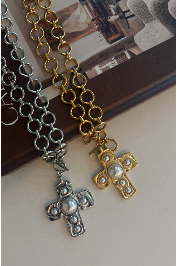 CHANSUTTPEARLS - HARPER NECKLACE: GOLD - Vintage Dragonfly Boutique